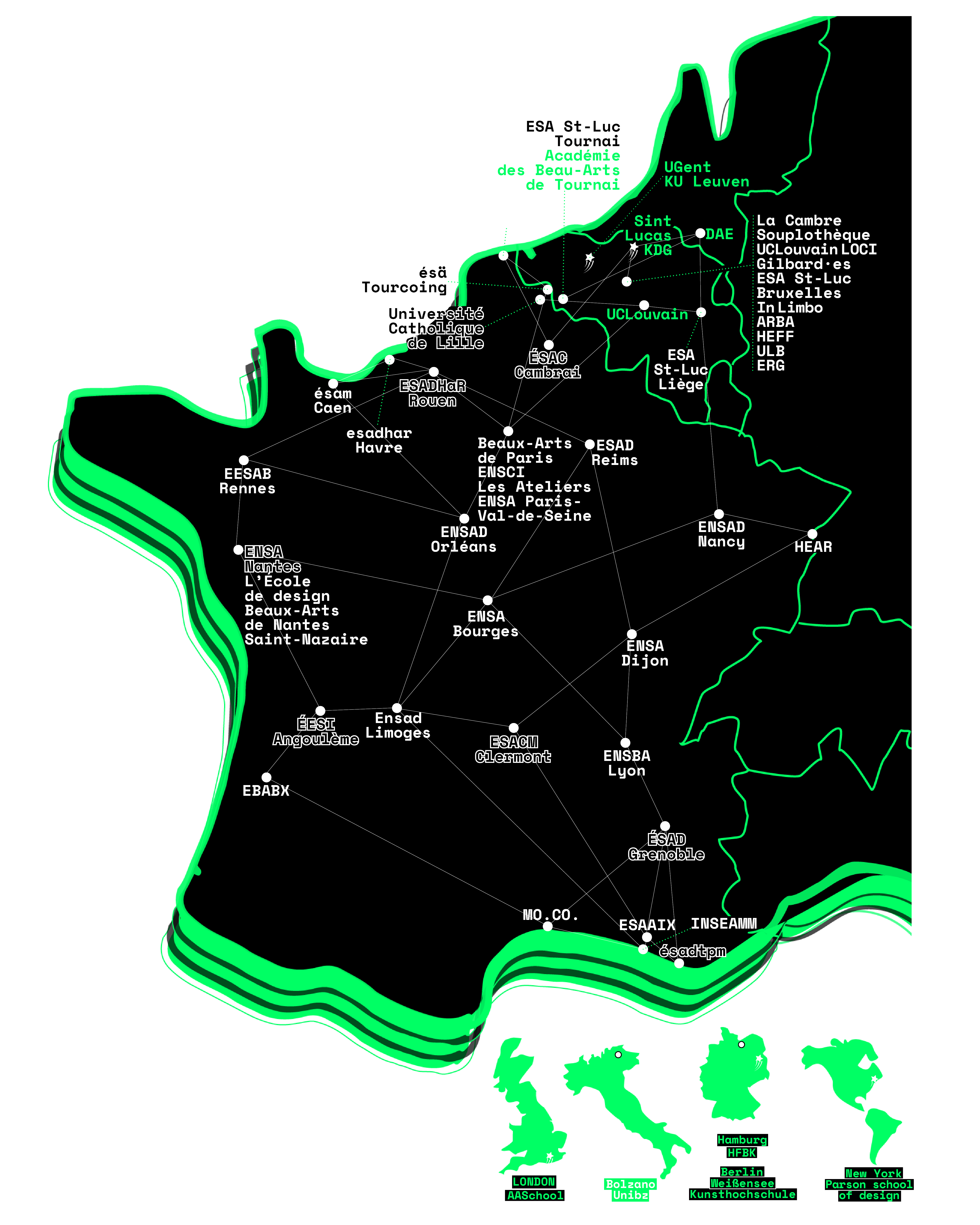 Carte des Récupérathèques
